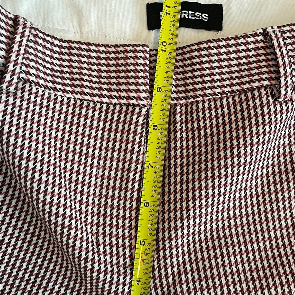 Express Houndstooth Patterned Pants - image 7